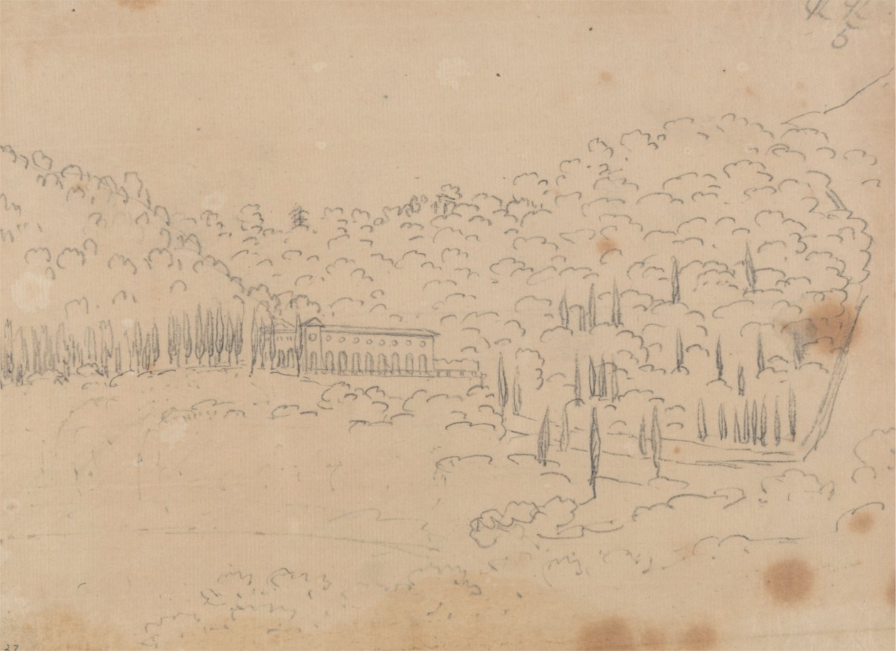Vista de uma vila de John Robert Cozens