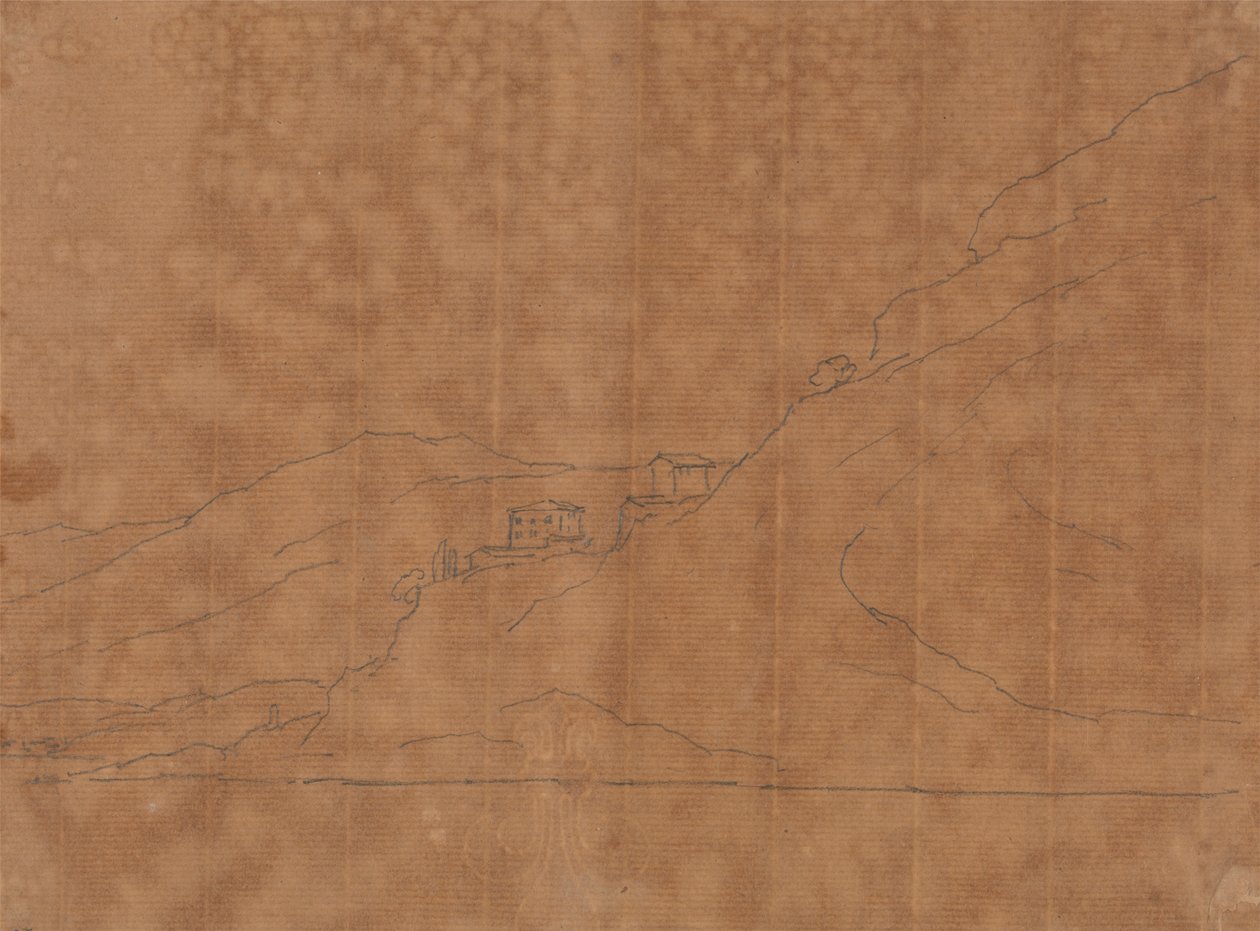 Aldeias numa colina de John Robert Cozens