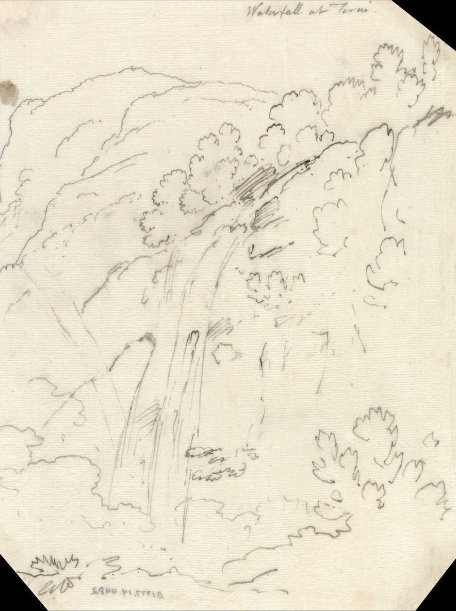 Cascata em Terni de John Robert Cozens