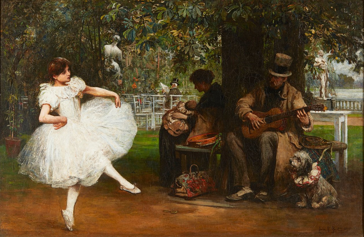 O Velho Showman (óleo sobre tela) de John Robertson Reid