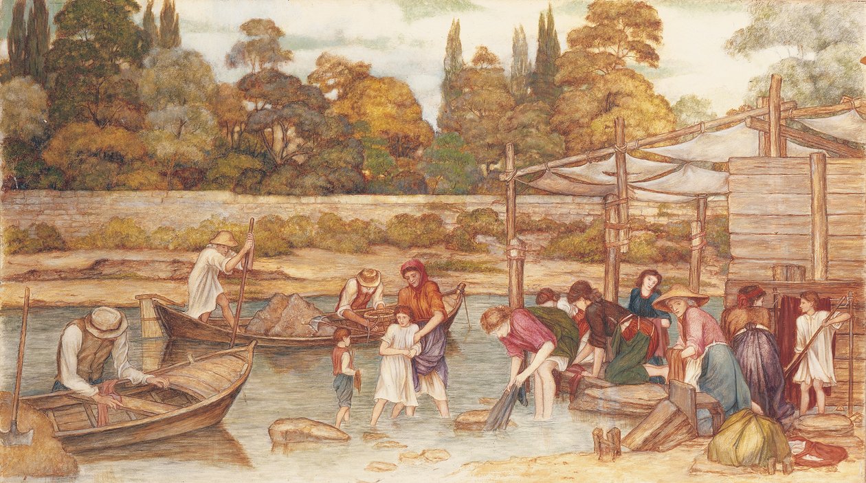 O local de lavagem de John Roddam Spencer Stanhope