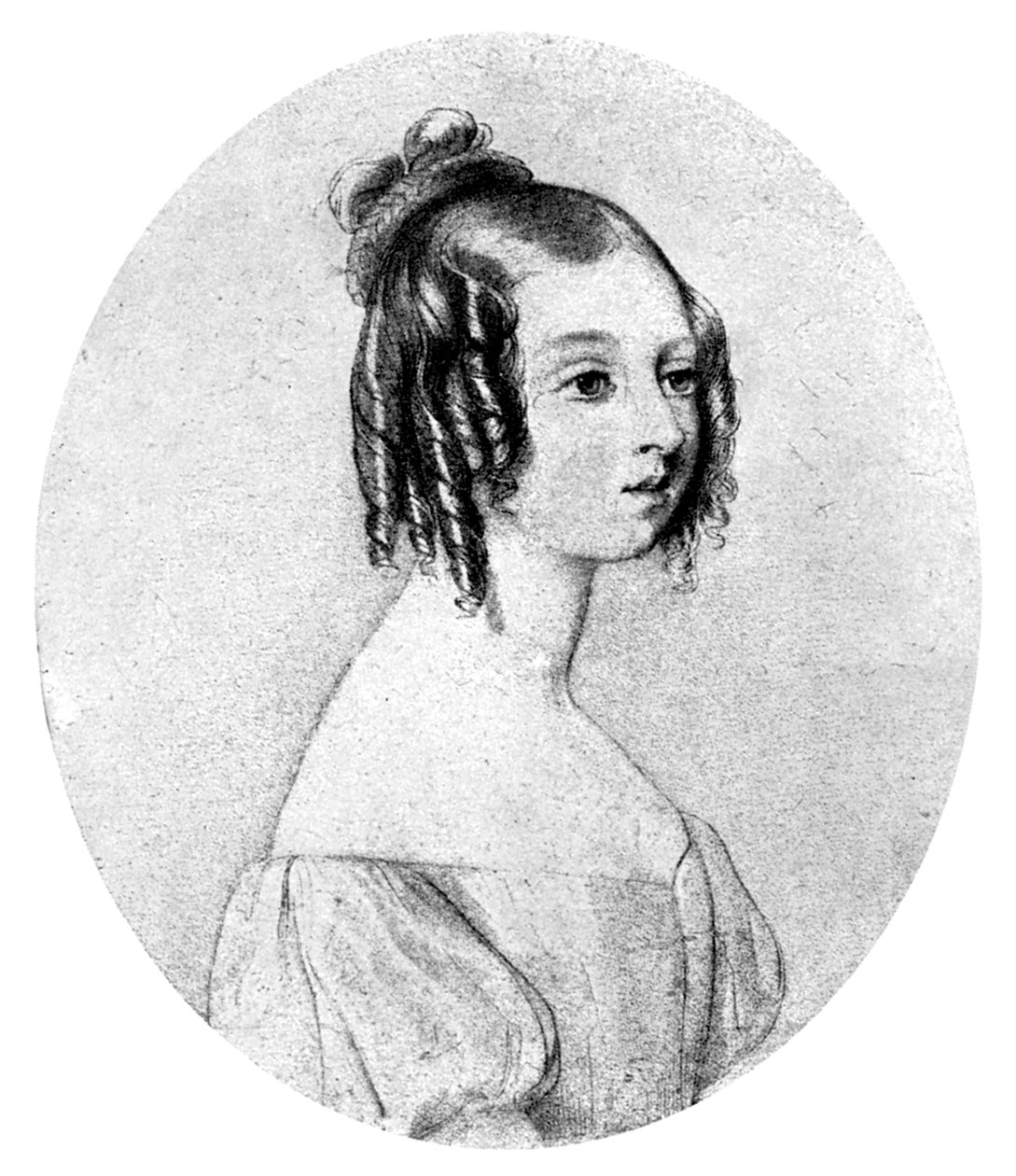 Princesa Victoria aos quinze anos, c1834. de John Rogers Herbert