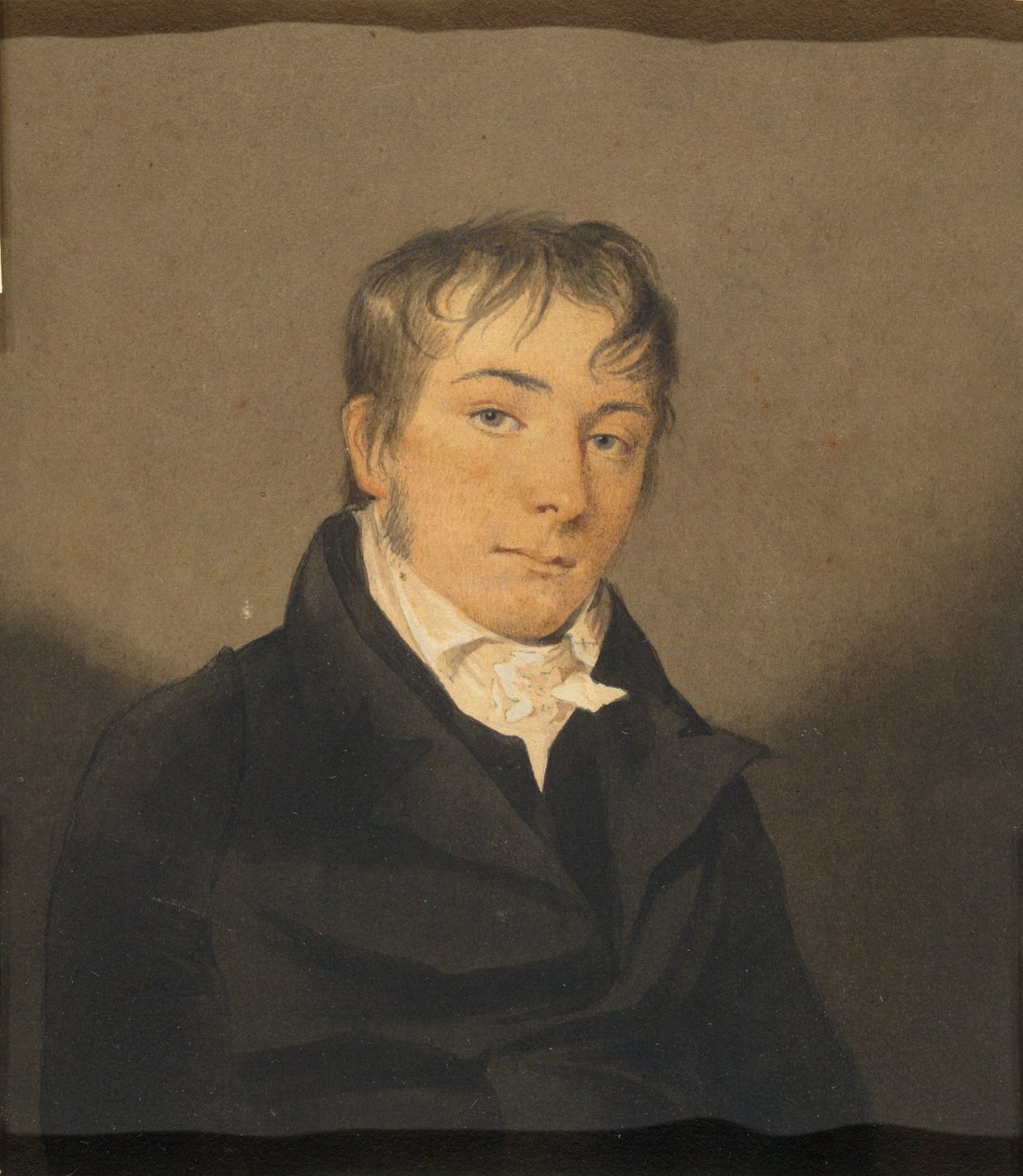 Retrato de homem desconhecido de John Rubens Smith