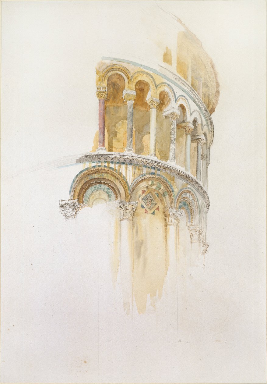 Abside do Duomo, Pisa, 28 de abril de 1872 de John Ruskin