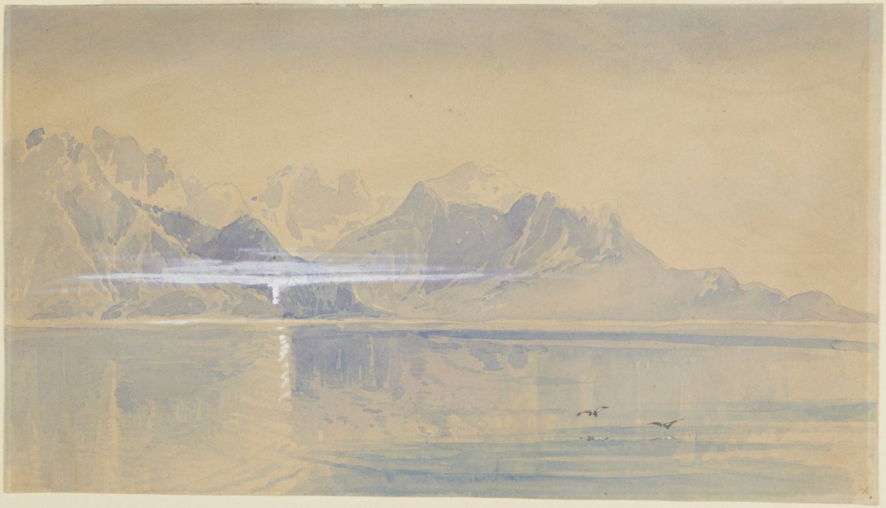 Manhã cedo em Montreux de John Ruskin