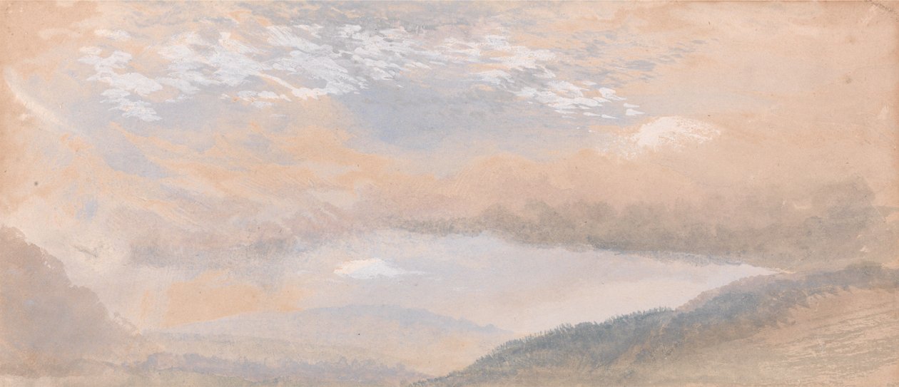 Colinas e céu de John Ruskin