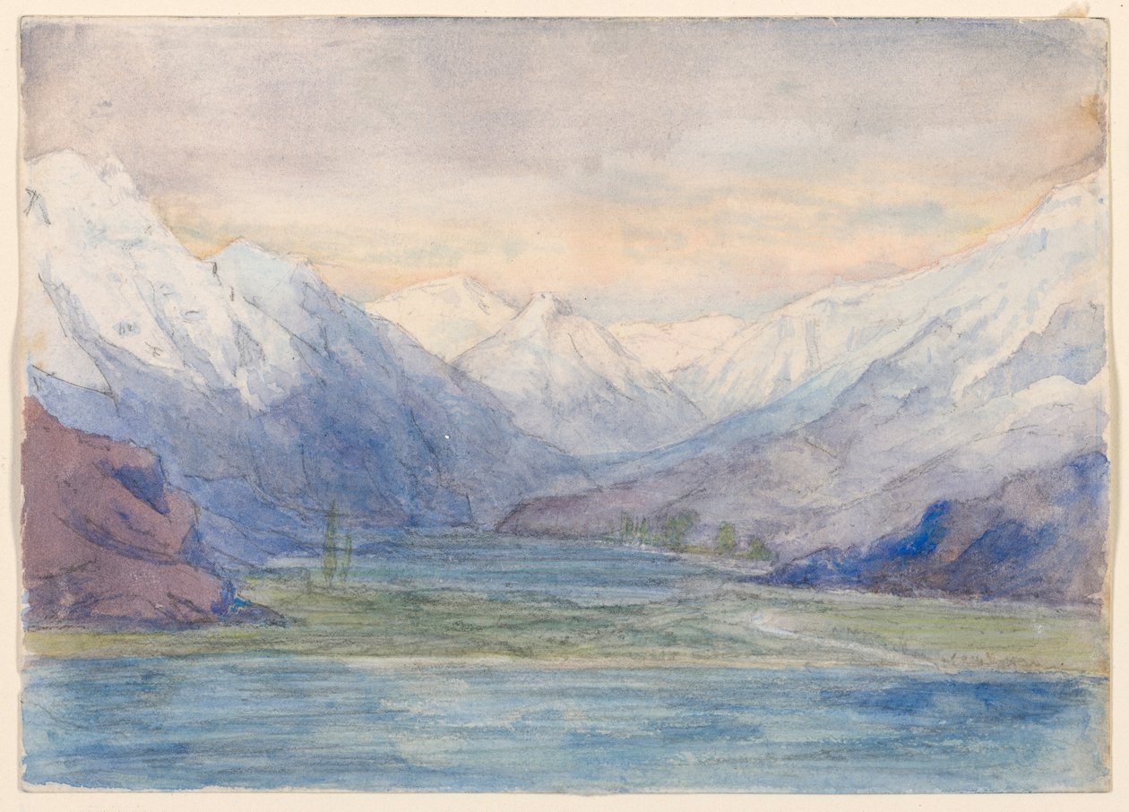Paisagem de montanha de John Ruskin