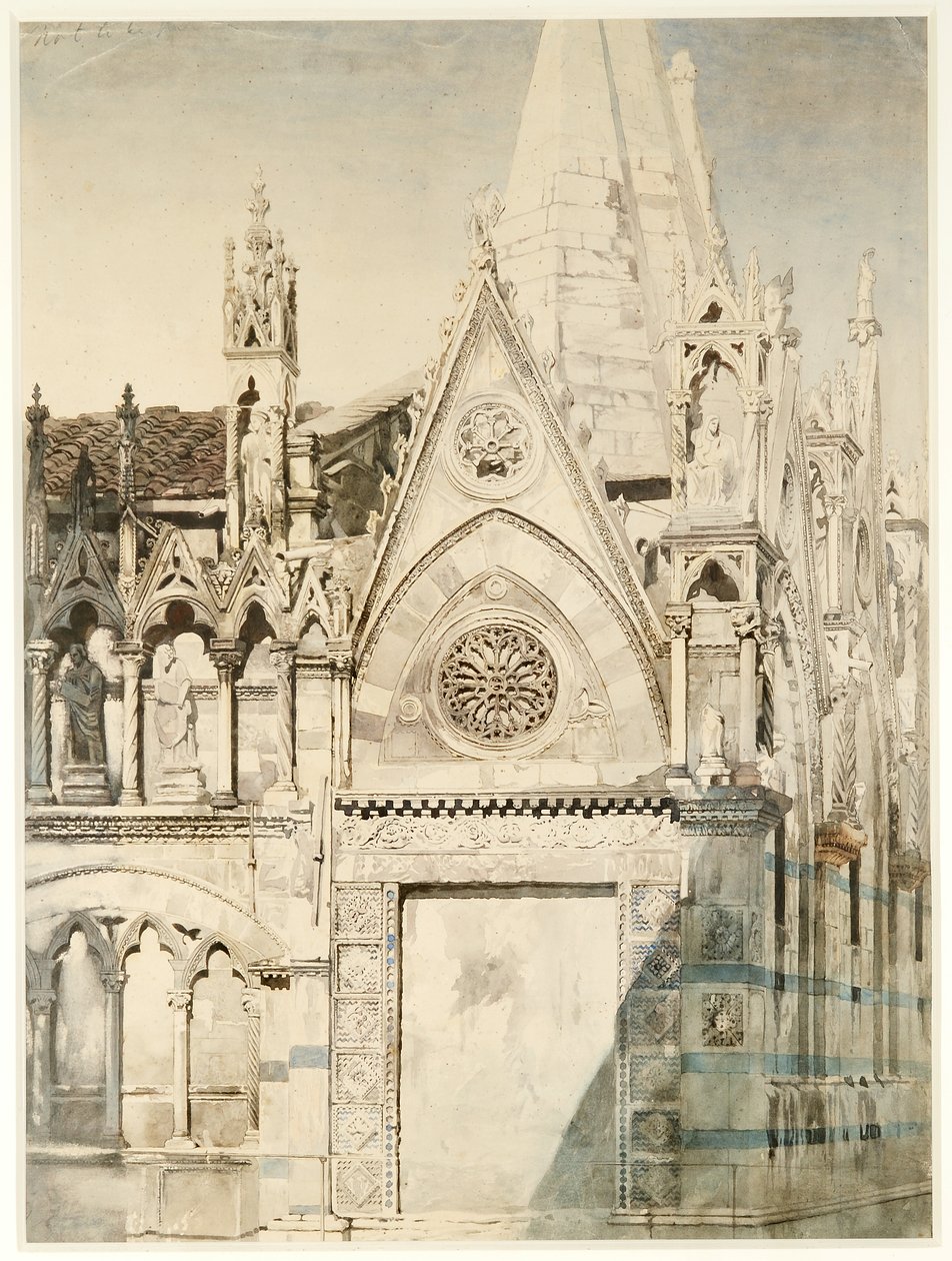 Santa Maria della Spina, East end, Pisa, Itália de John Ruskin