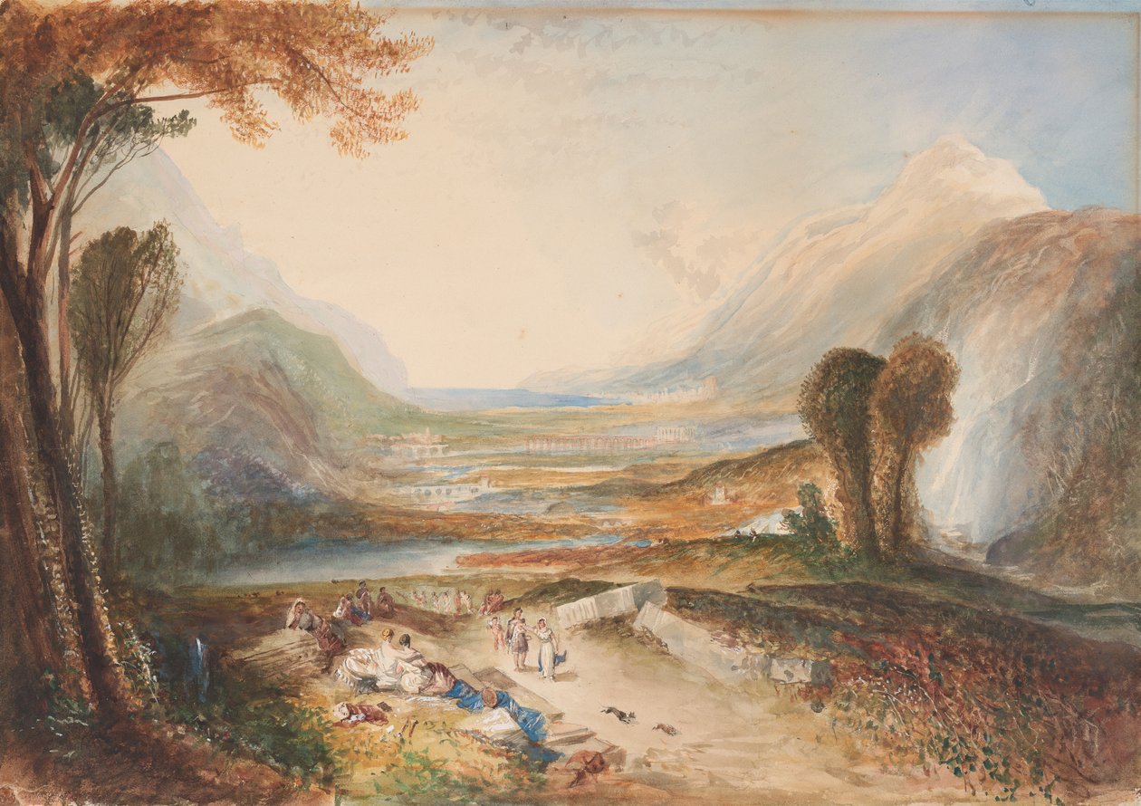 Estudo a partir da história de Apolo e Dafne de John Ruskin