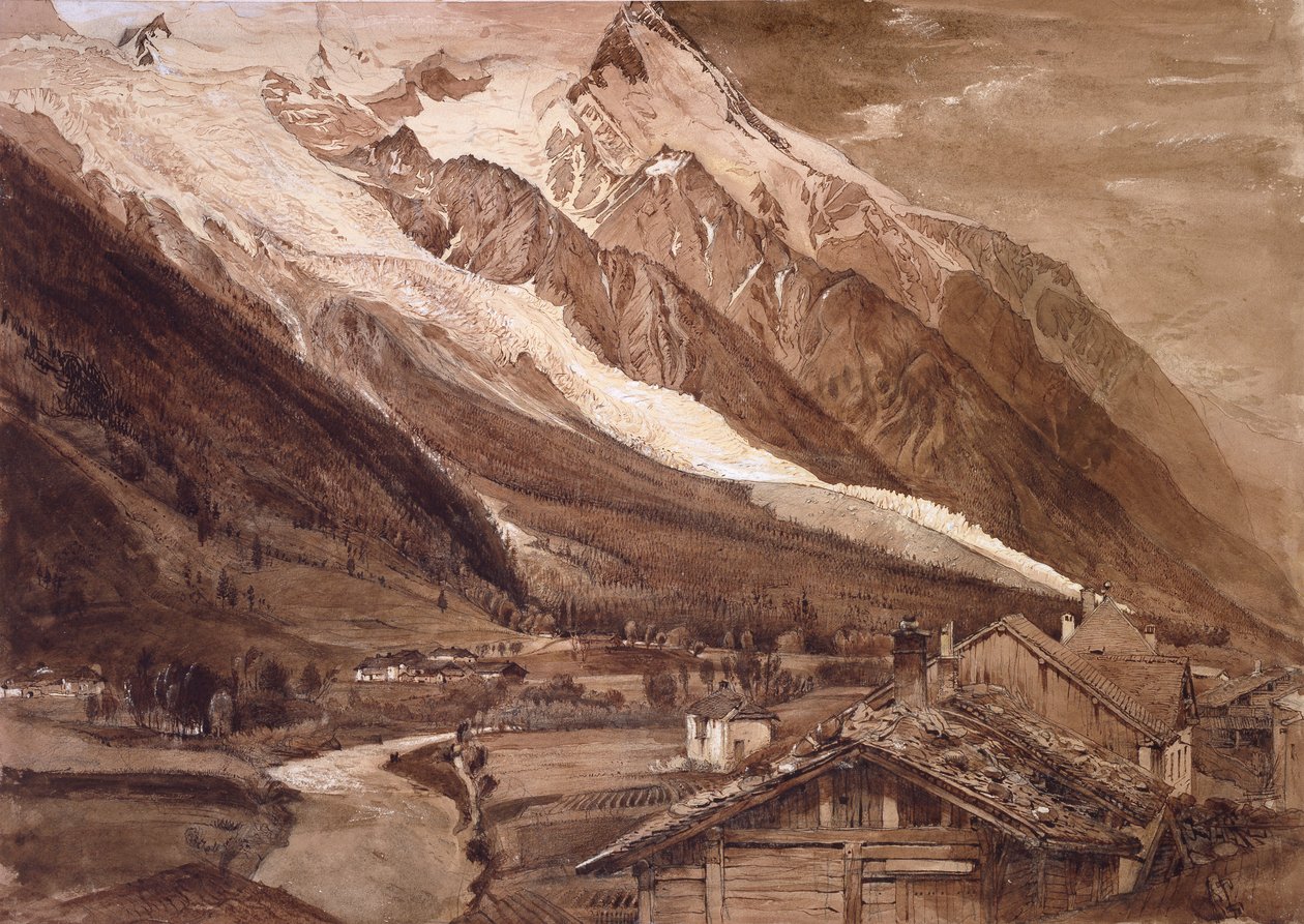 The Glacier des Bossons, Chamonix, Junho de 1849 de John Ruskin