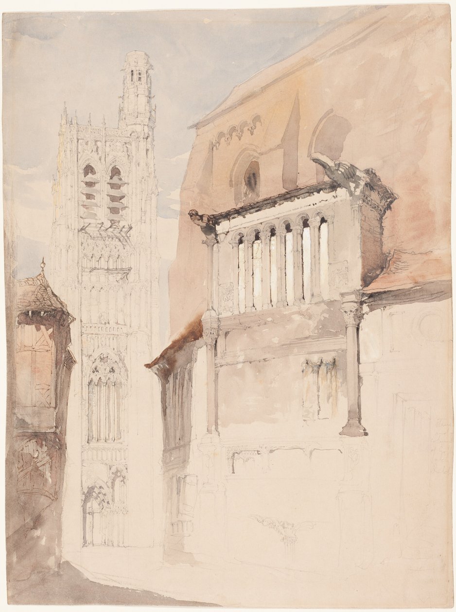 Torre da catedral de Sens de John Ruskin