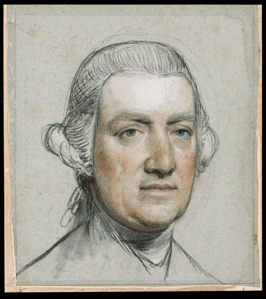 Nevil Maskelyne (1732 -1811), c.1776 (giz sobre papel) de John Russell