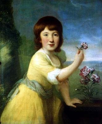Retrato de Miss Augusta Hirst de John Russell