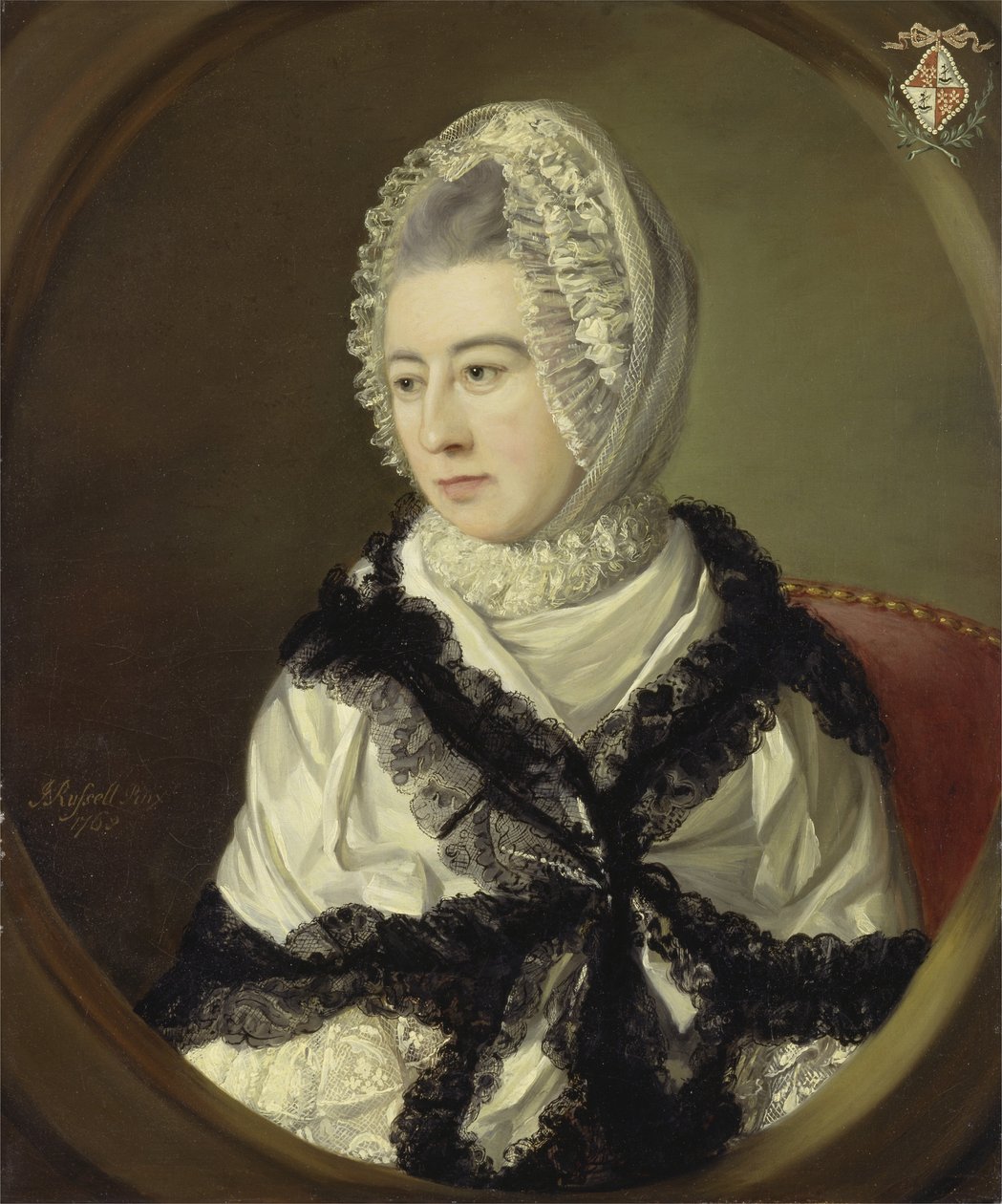 Retrato de uma senhora de John Russell