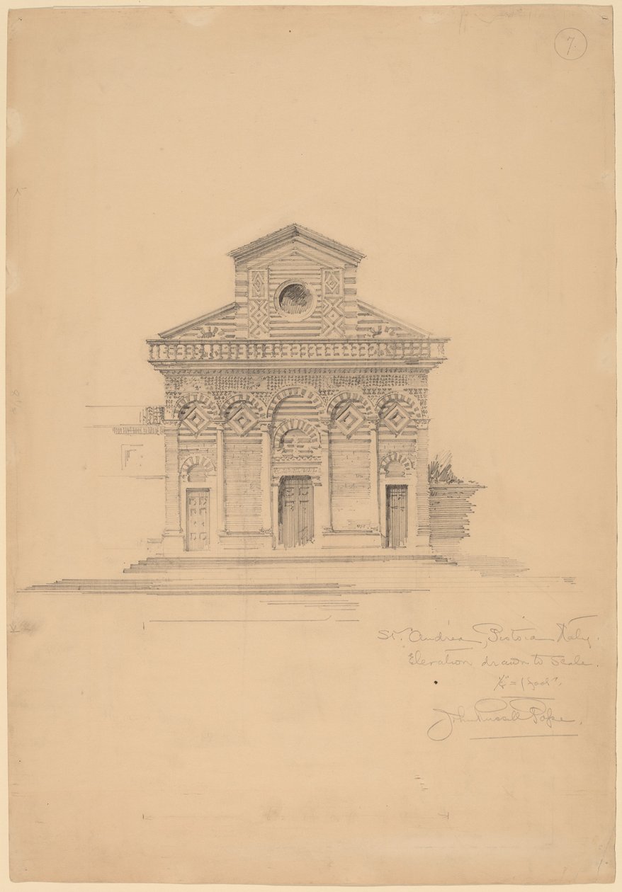 Santa Andréa, Pistoia de John Russell Pope