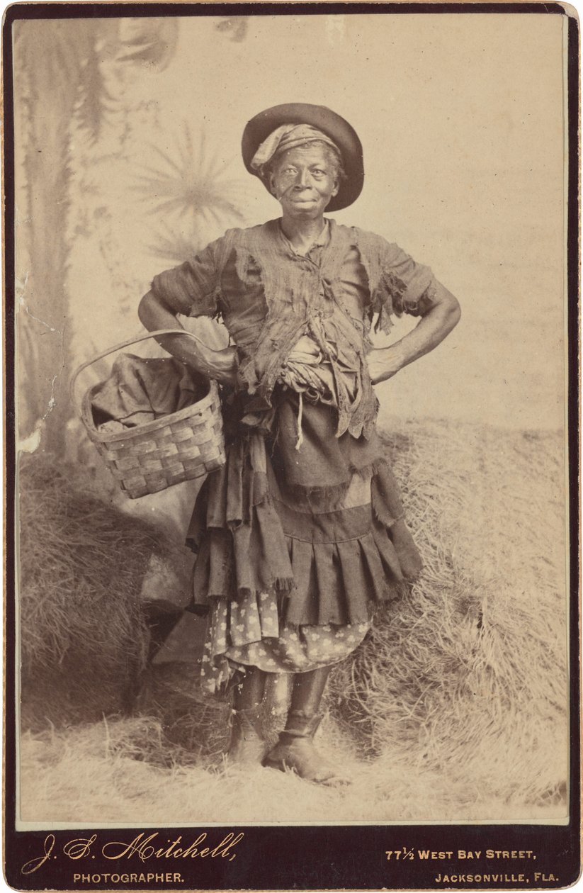 Retrato de uma mulher,c. 1890s (foto) de John S. Mitchell