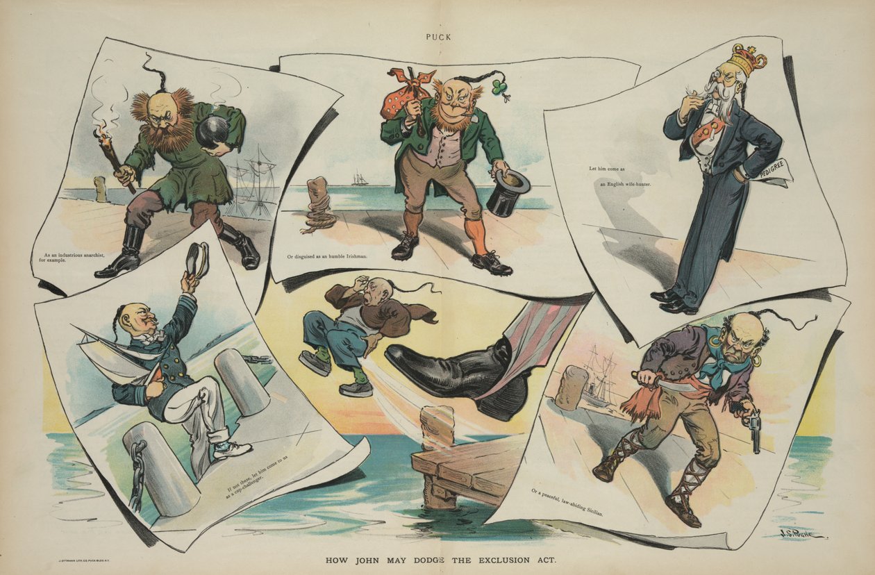 Como John pode se esquivar da Lei de Exclusão, 1905 de John S. Pughe