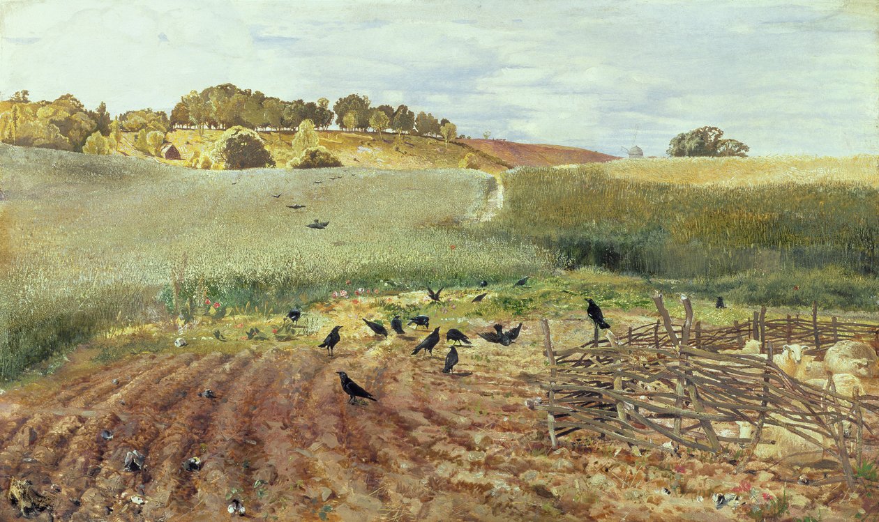 O Parlamento das gralhas, 1858 de John Samuel Raven