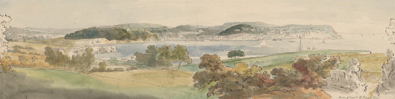 Torquay da estrada de Paignton de John Sanders