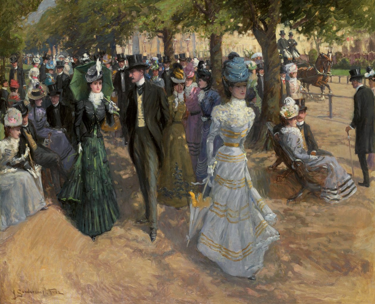 Church Parade, Hyde Park de John Sanderson Wells
