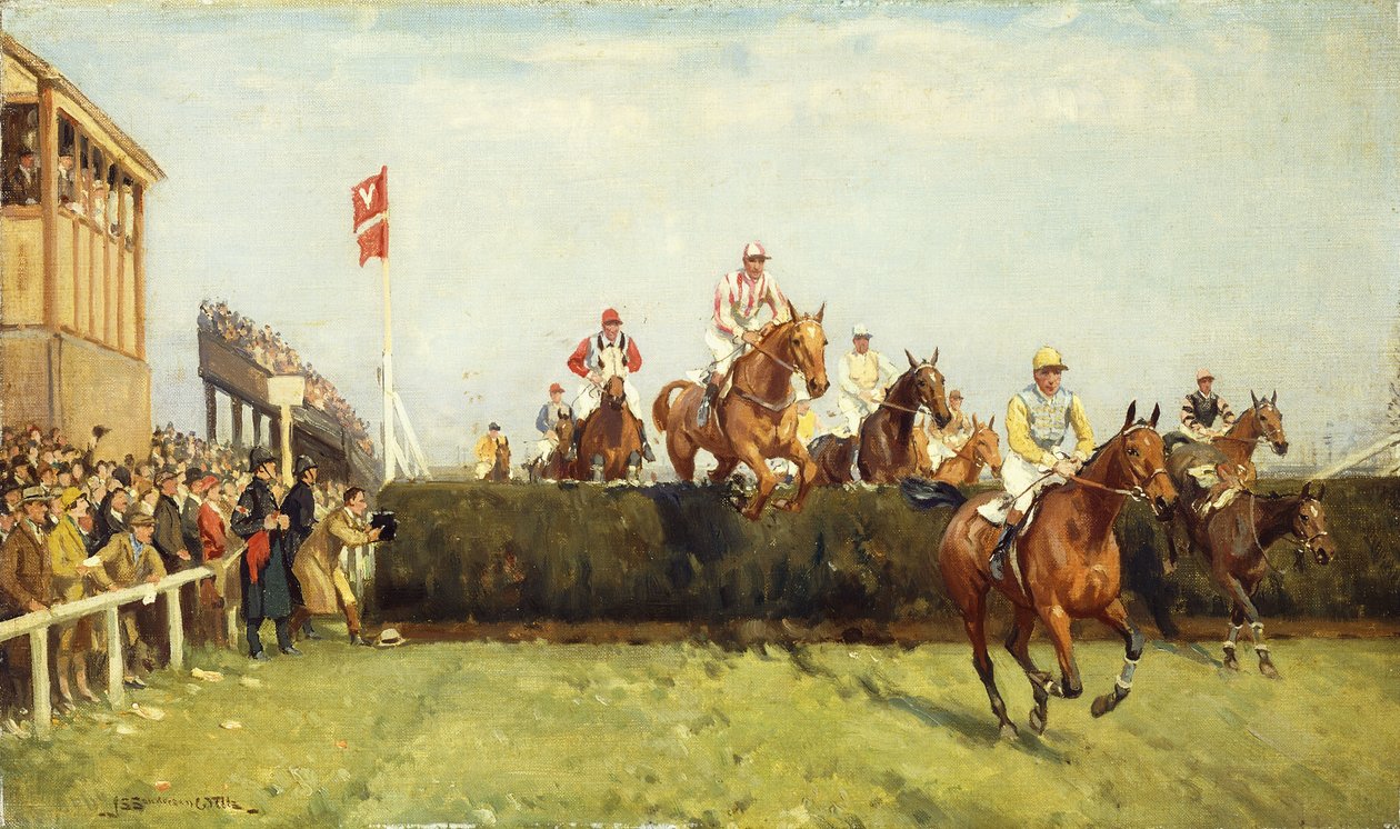 O Grand National Steeplechase: o salto do Dia dos Namorados de John Sanderson Wells
