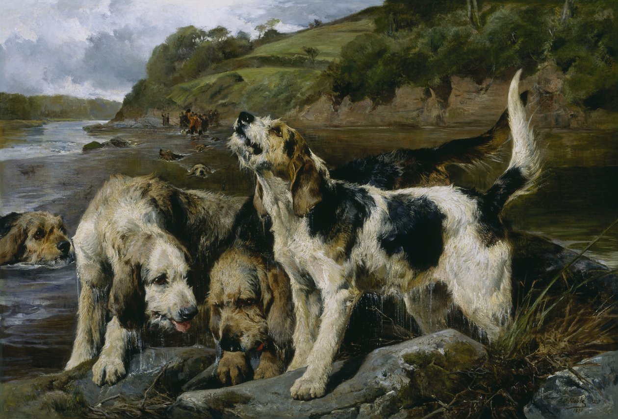 Caça às lontras, ou no perfume, 1881 de John Sargent Noble