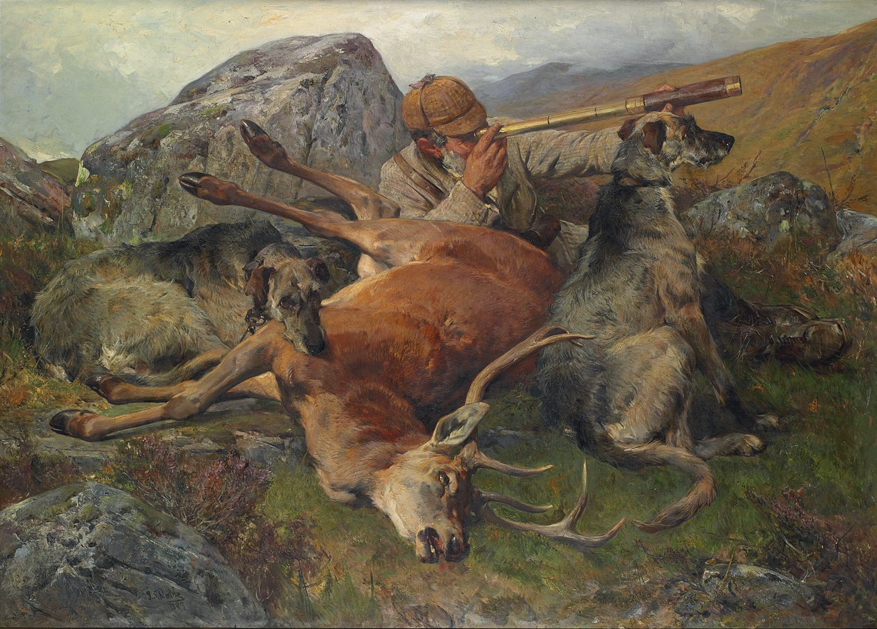 Observando os Assediadores, 1883 de John Sargent Noble