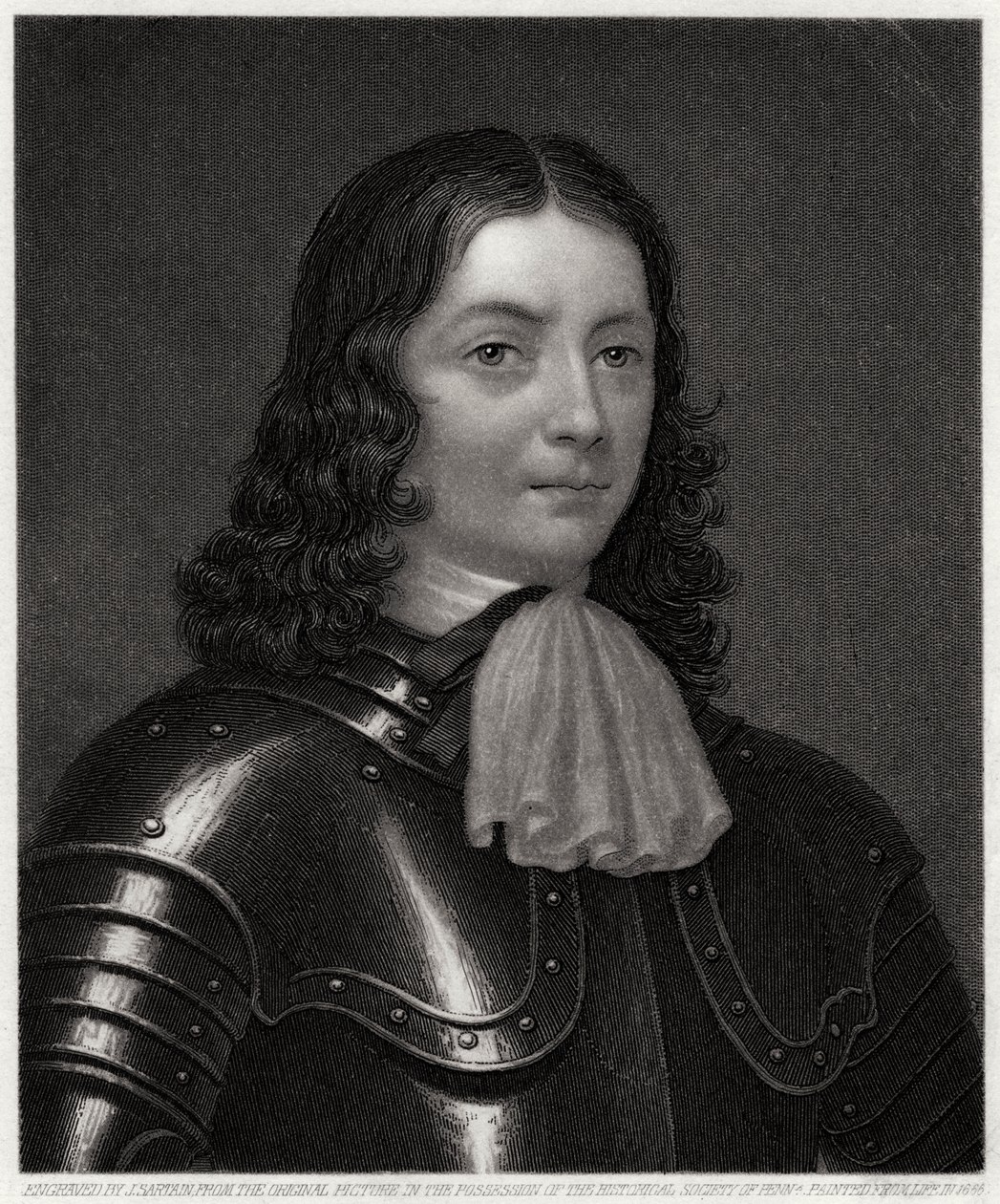 William Penn, depois de 1666, século XIX. de John Sartain