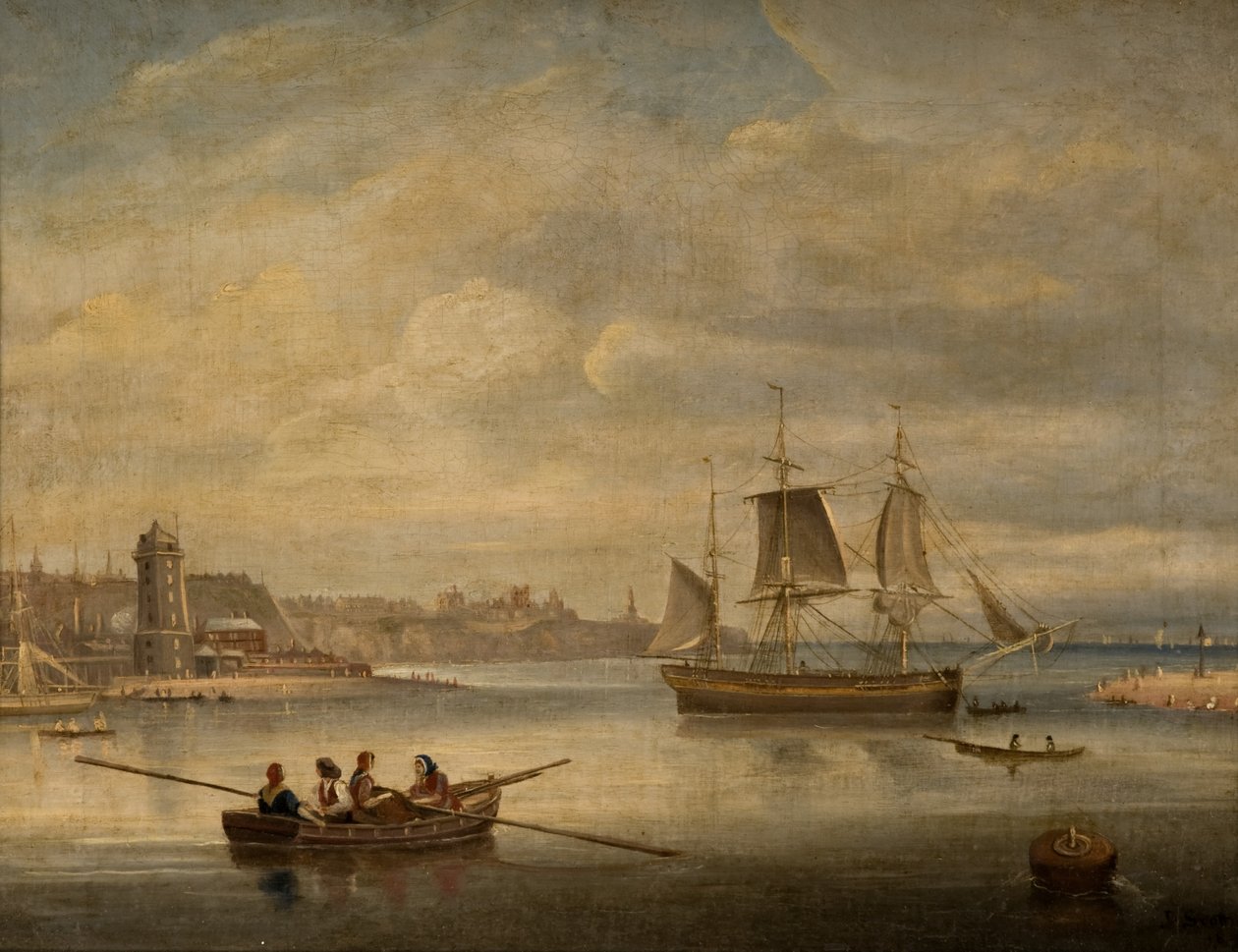 Entrada, para, a, Tyne de John Scott
