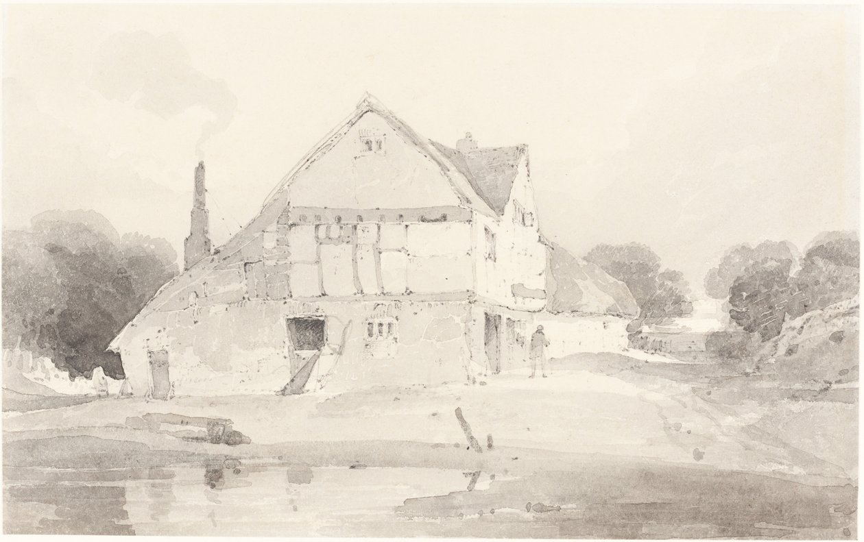 Uma casa de campo em Dorking em Surrey de John Sell Cotman