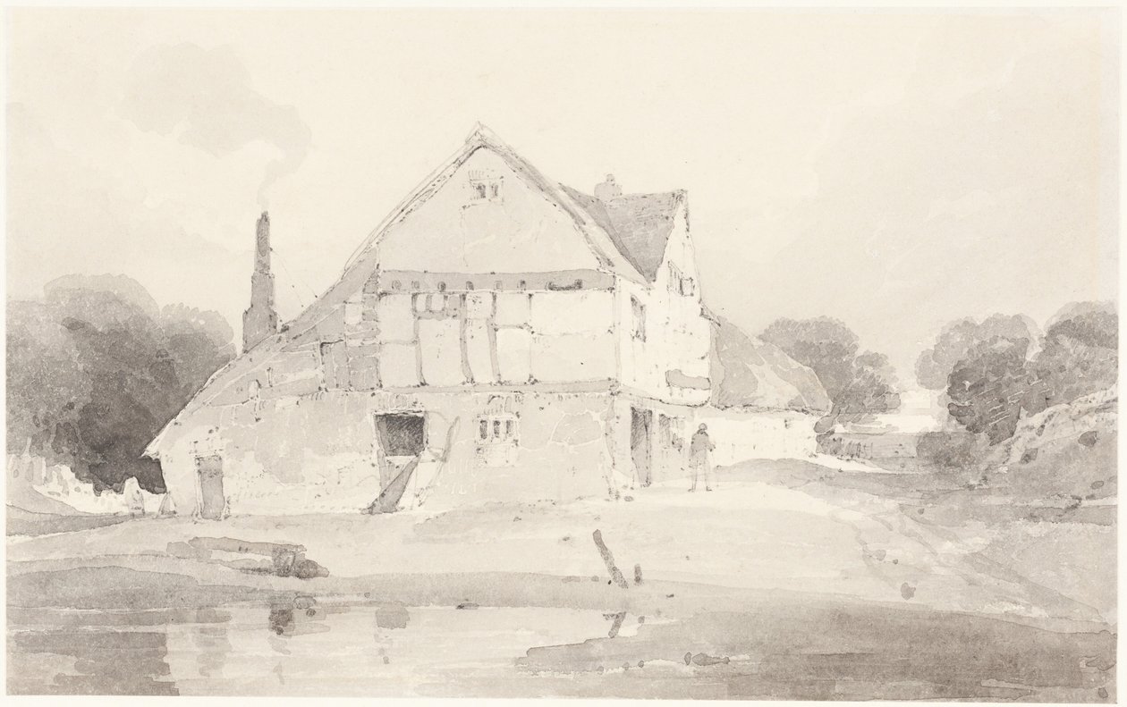 Uma casa de campo em Dorking, em Surrey de John Sell Cotman