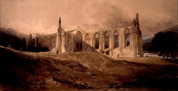 Abadia de Bolton (aguarela sobre papel) de John Sell Cotman