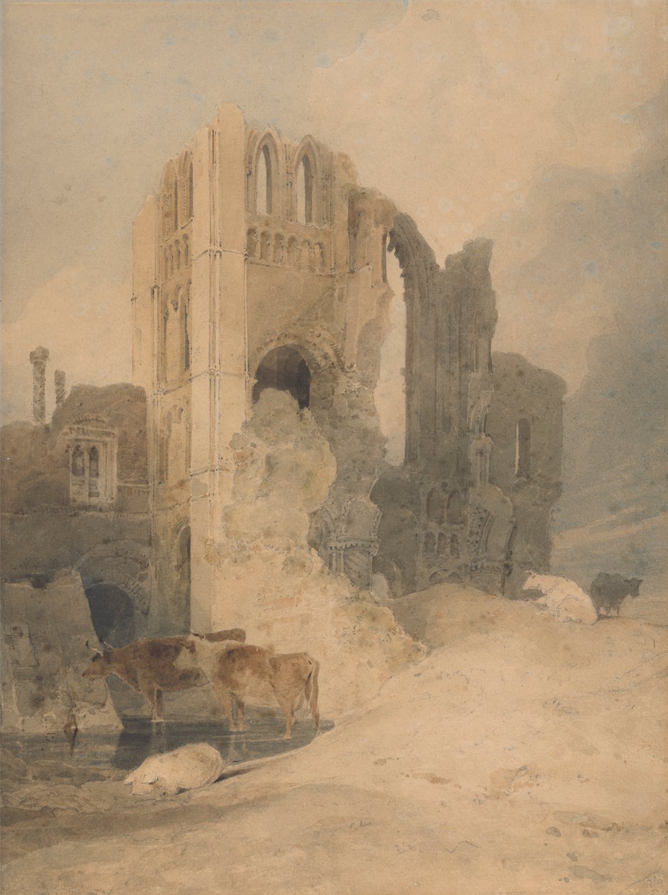 Priorado do Castelo do Acre, Norfolk de John Sell Cotman