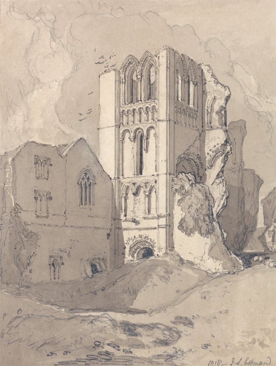 Priorado do Castelo do Acre, Norfolk de John Sell Cotman