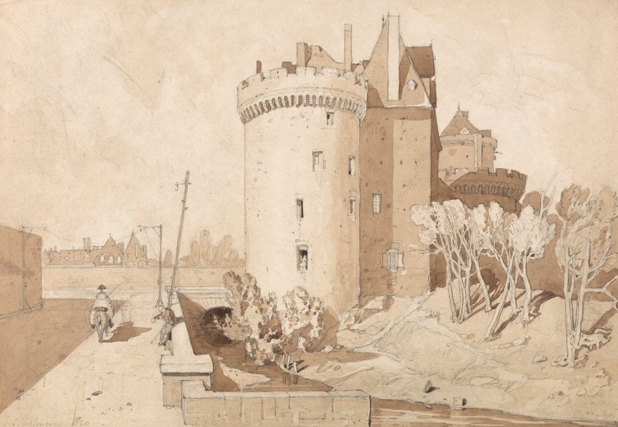 Castelo de Alencon de John Sell Cotman