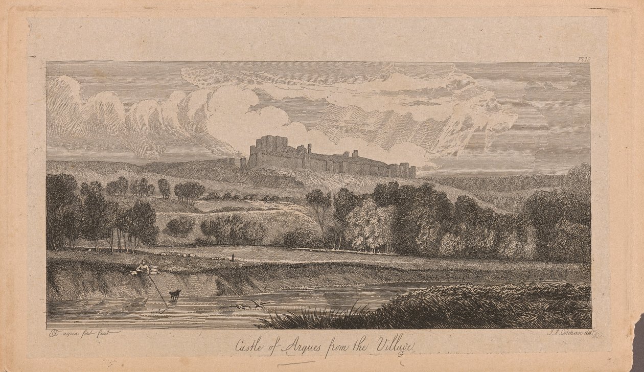Castelo de Argumentos da Aldeia de John Sell Cotman