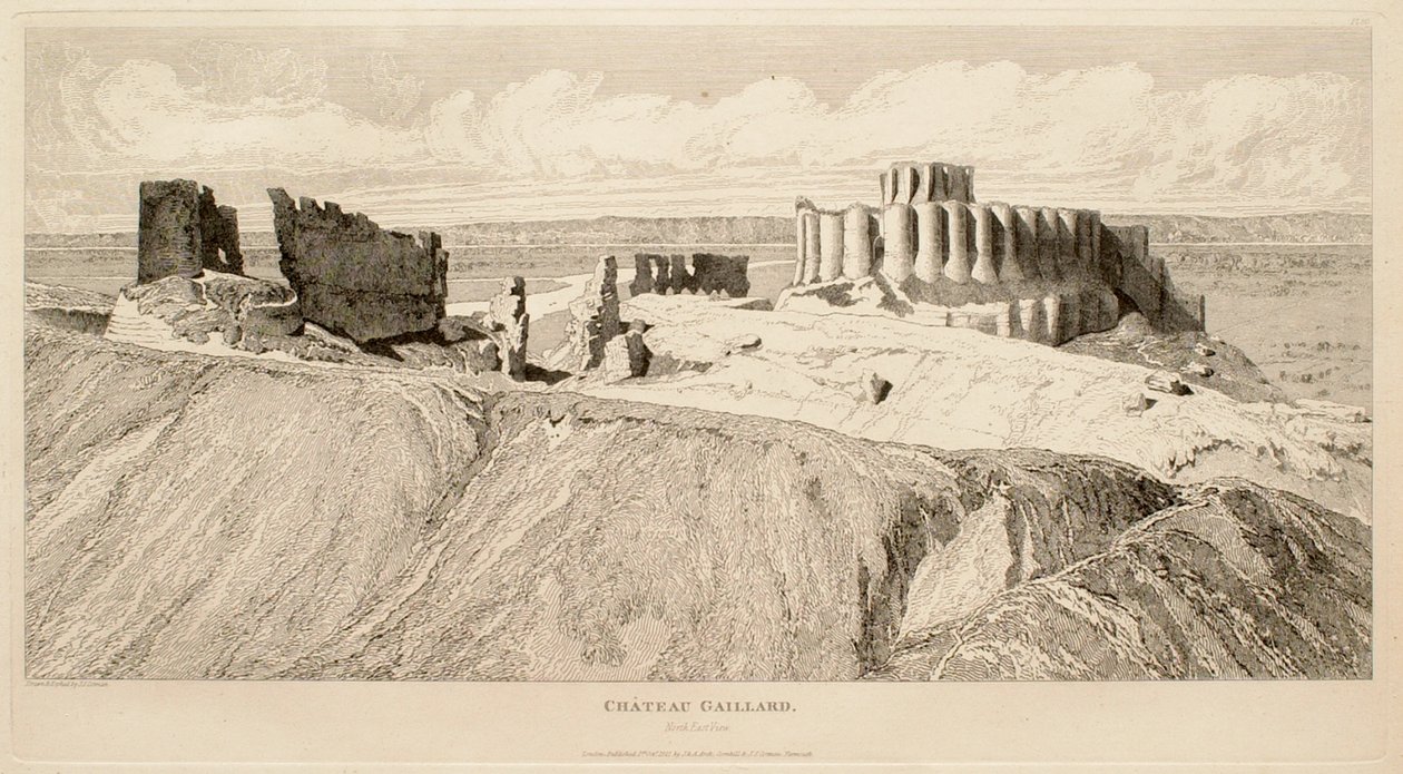 Château Gaillard (Vista do Nordeste) de John Sell Cotman