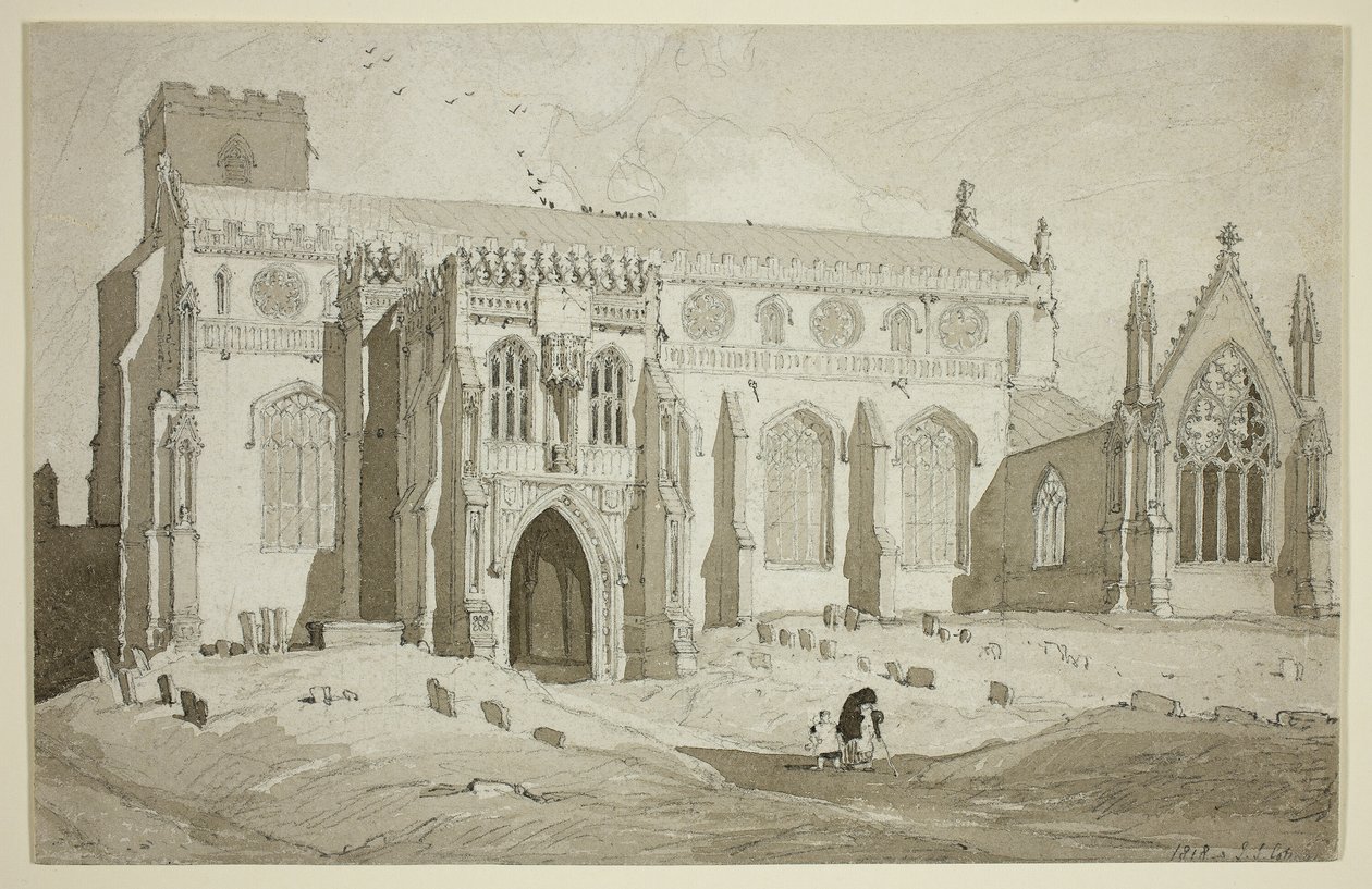 Igreja de Cley, Norfolk de John Sell Cotman