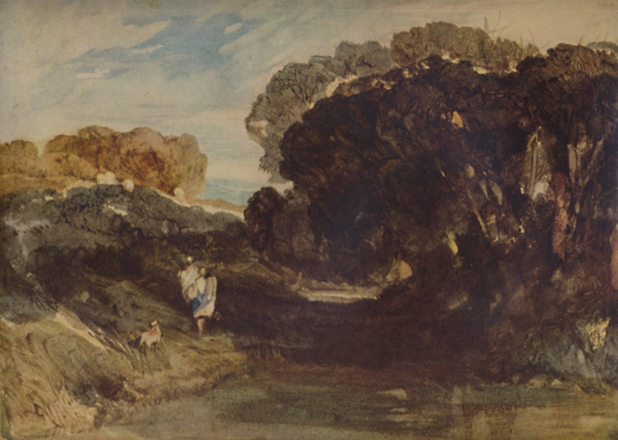Árvores escuras, 1923 de John Sell Cotman