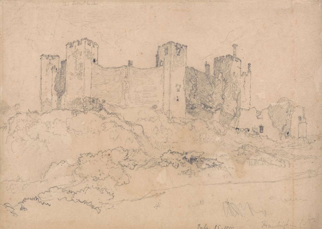 Castelo de Framlingham, Suffolk de John Sell Cotman