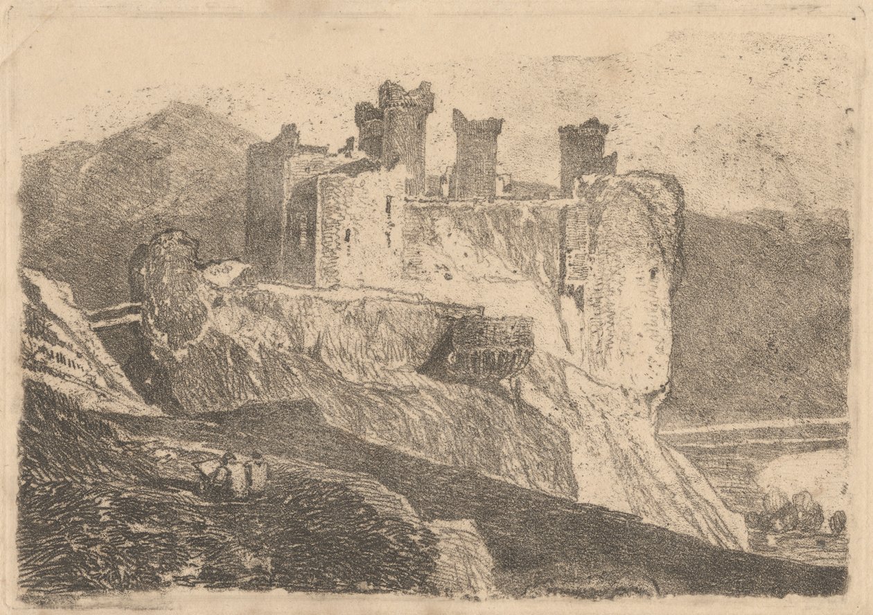 Castelo de Harlech de John Sell Cotman
