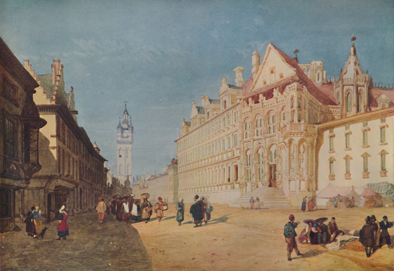 Hotel De Ville, Gante, 1923 de John Sell Cotman
