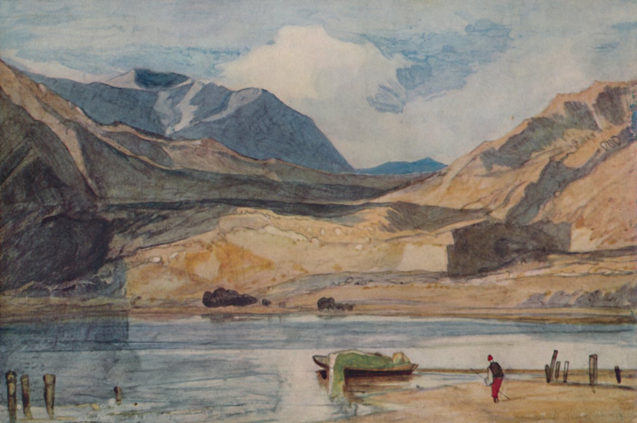 Lago no país de Gales, 1923 de John Sell Cotman