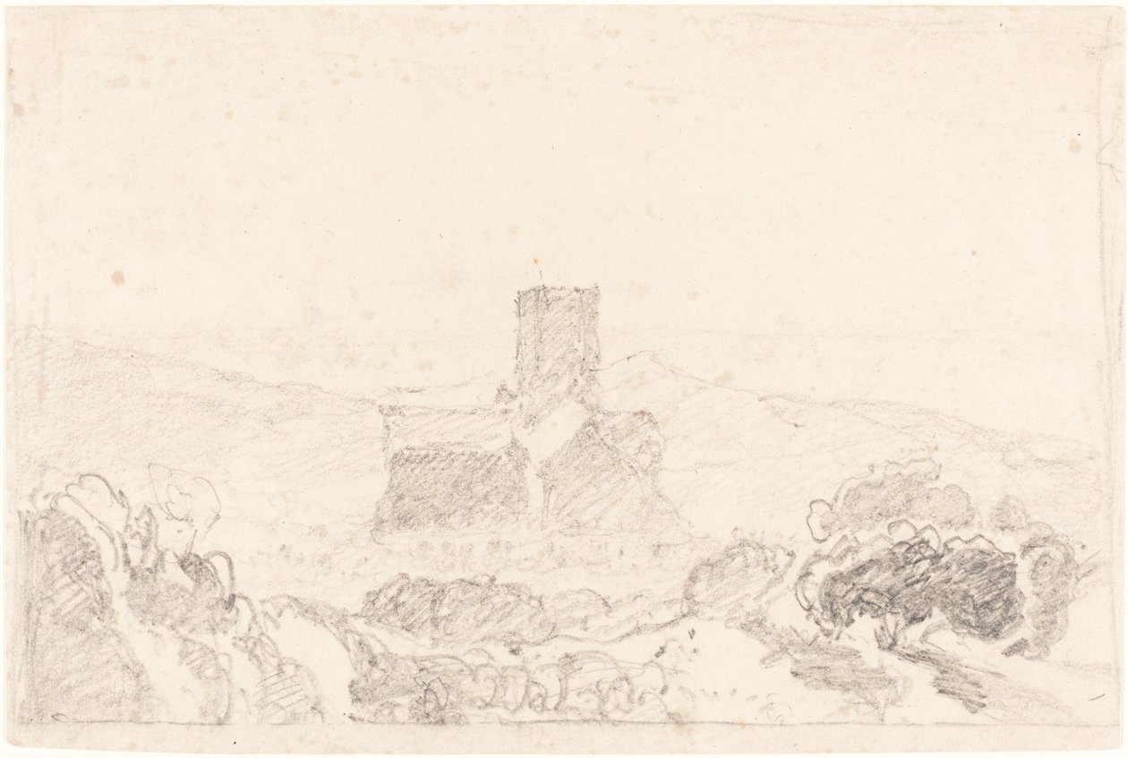 Paisagem com Igreja de John Sell Cotman