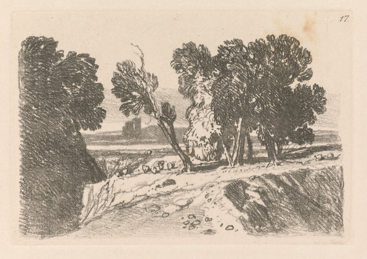 Livro de Estudos: Placa 17, Um Estudo de John Sell Cotman