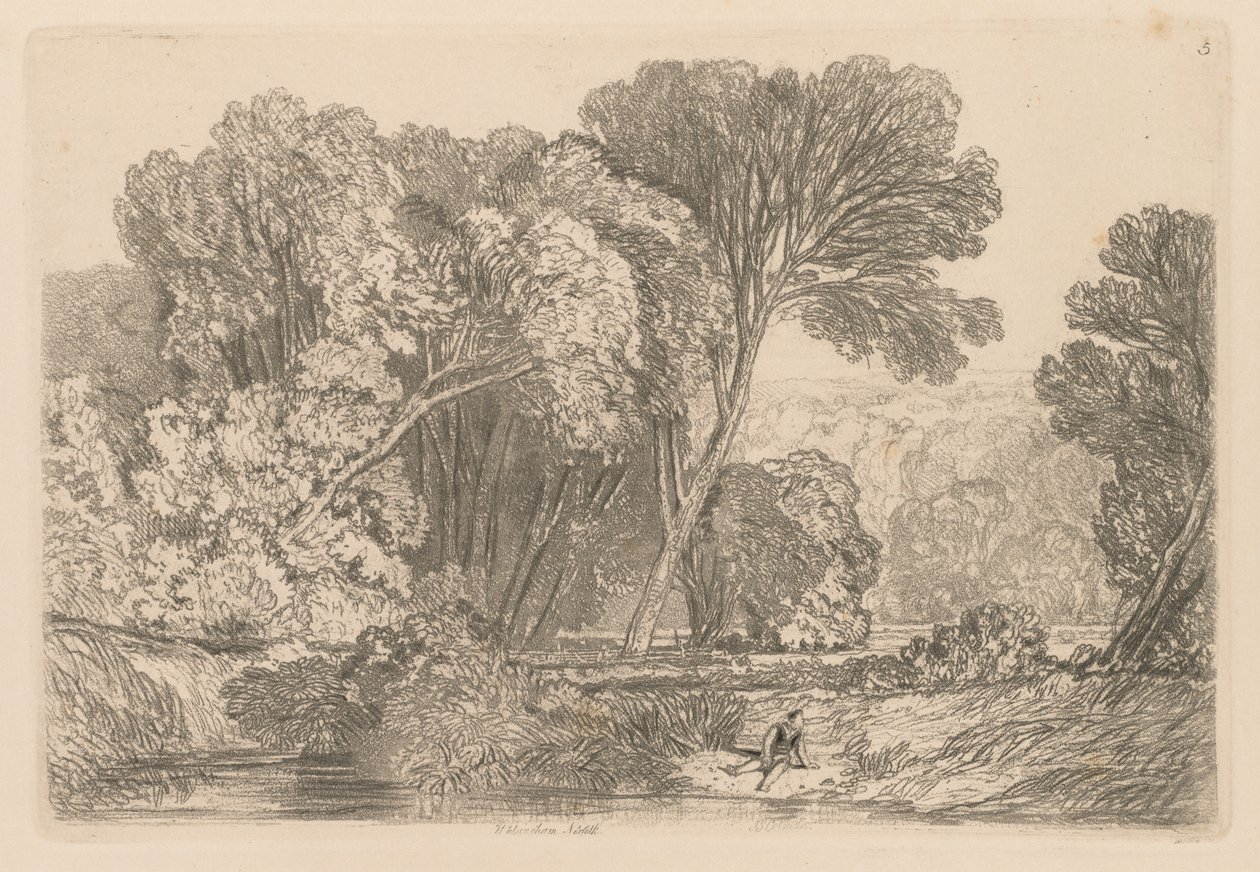 Estudos estão Placa livre 5, Walsingham, Norfolk de 1838. de John Sell Cotman