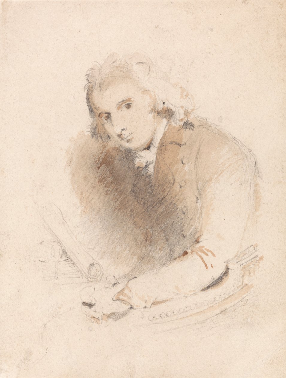 Retrato de um académico de John Sell Cotman
