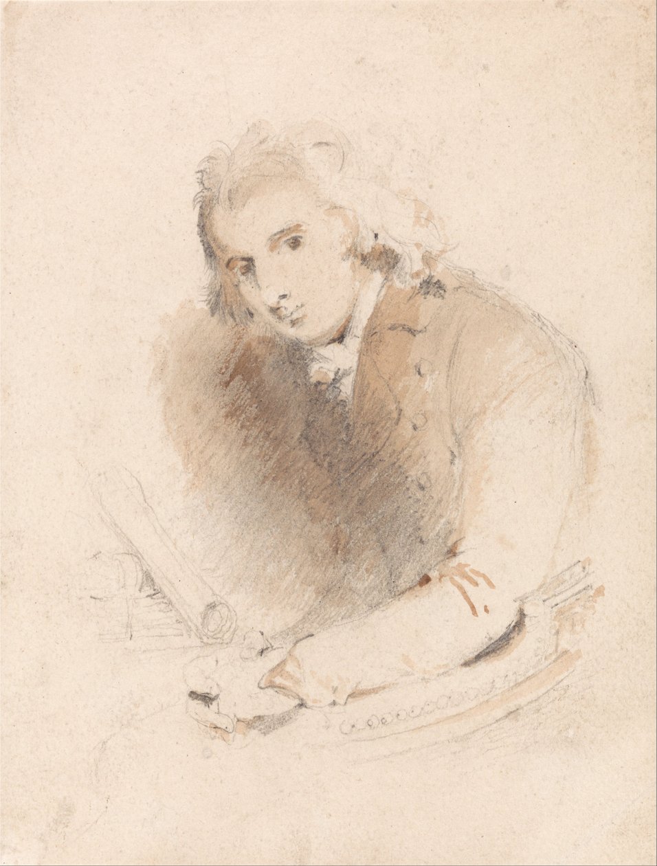 Retrato de um académico de John Sell Cotman