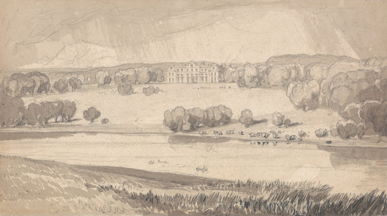 Raynham Hall, Norfolk de John Sell Cotman