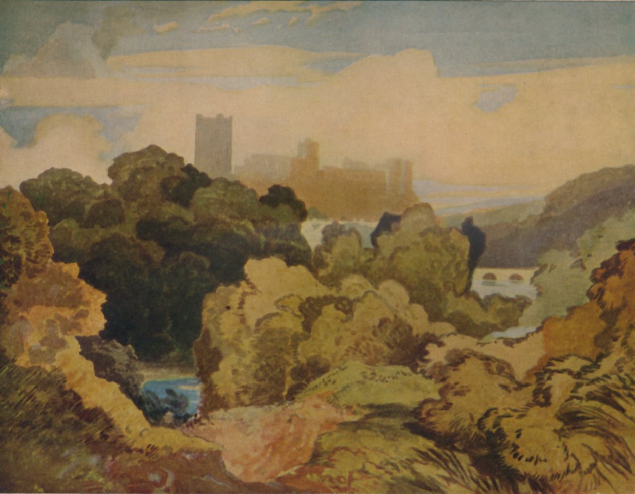 Richmond, Yorkshire, 1923 de John Sell Cotman
